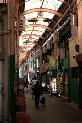 昭和の風情が残る商店街