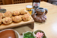 明石焼き東大阪でいただきます！