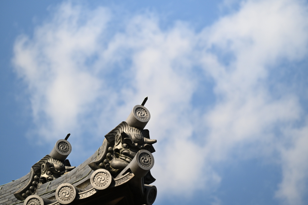 飛鳥寺　鬼瓦