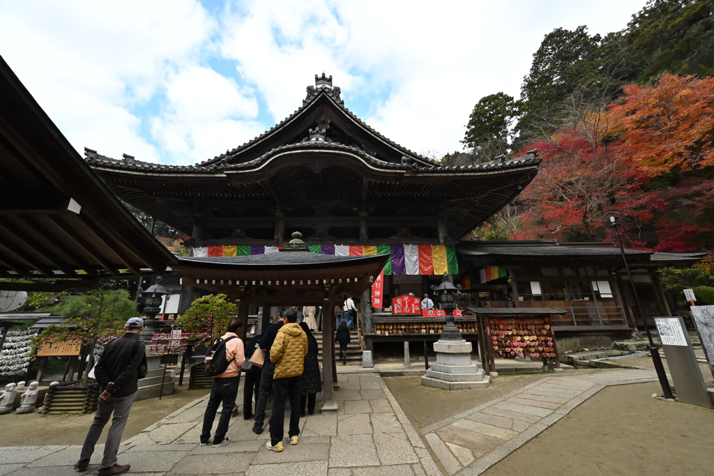 ギリギリの紅葉