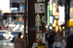 新宿の夕暮れ
