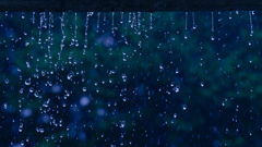 大きな雨粒