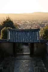 白毫寺より、市街を臨む