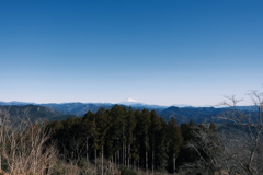 粟ヶ岳より望む富士