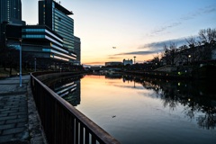 大阪ビジネスパークの夜明け