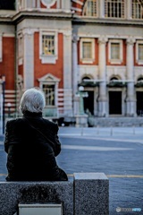 中之島公園撮影会③一人佇む異国の女性