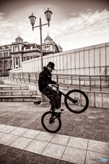 中之島公園撮影会②Bikeの少年