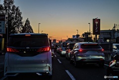 信号待ちの車内から⑥事故渋滞