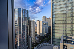 Nikonプラザ大阪の窓から