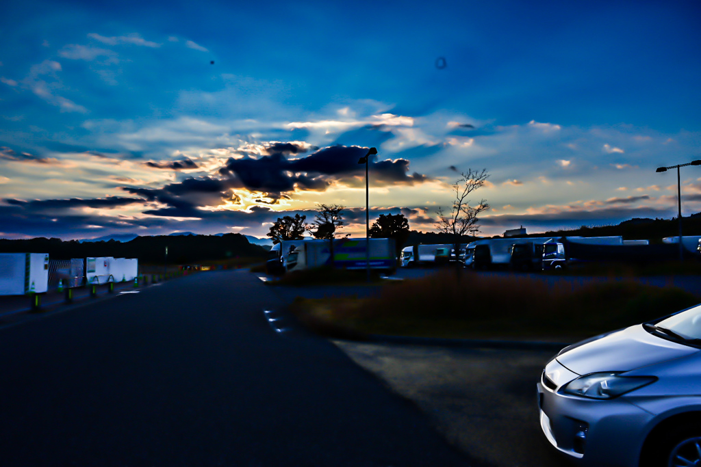 静岡出張道中①夜明け