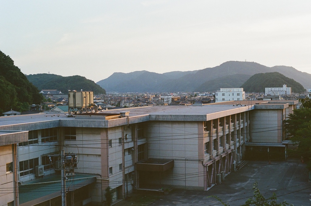 暮れなずむ母校