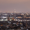 市民の森からの夜景