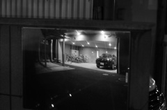鏡越しの景色