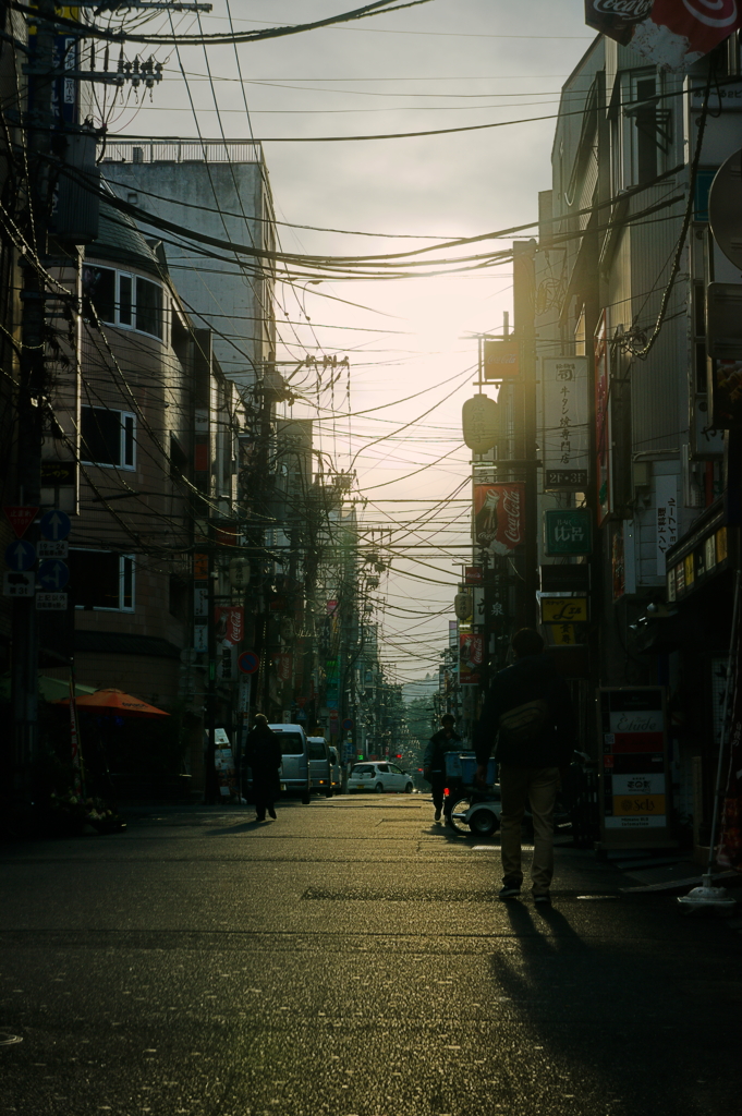 夕暮れ