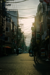 夕暮れ