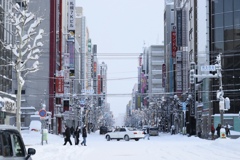 札幌市にて