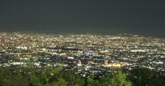 生駒山上遊園地の夜景