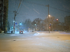 久々の吹雪