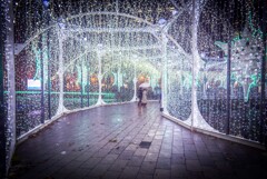 The two of us in the glittering light