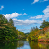 紅葉　軽井沢　雲場池