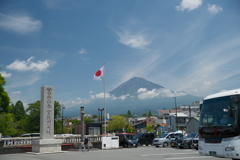 富士山本宮浅間大社から見た富士山