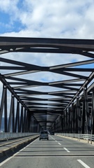 長野市と須坂市を結ぶ村山橋の景色