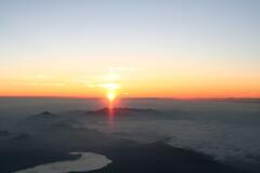 富士登山でご来光　2007年