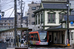 道後温泉のチンチン電車