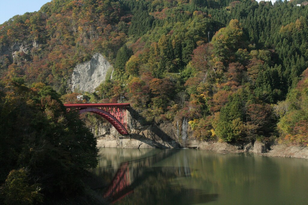 奥裾花渓谷に向かいつつ　2006/11