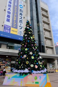 いろいろな師走の景色,ながの東急前　2024/11