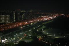 葛西臨海公園の観覧車から見た夜景　2010/9