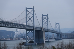 瀬戸大橋を与島から