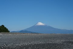三保の松原からの富士山