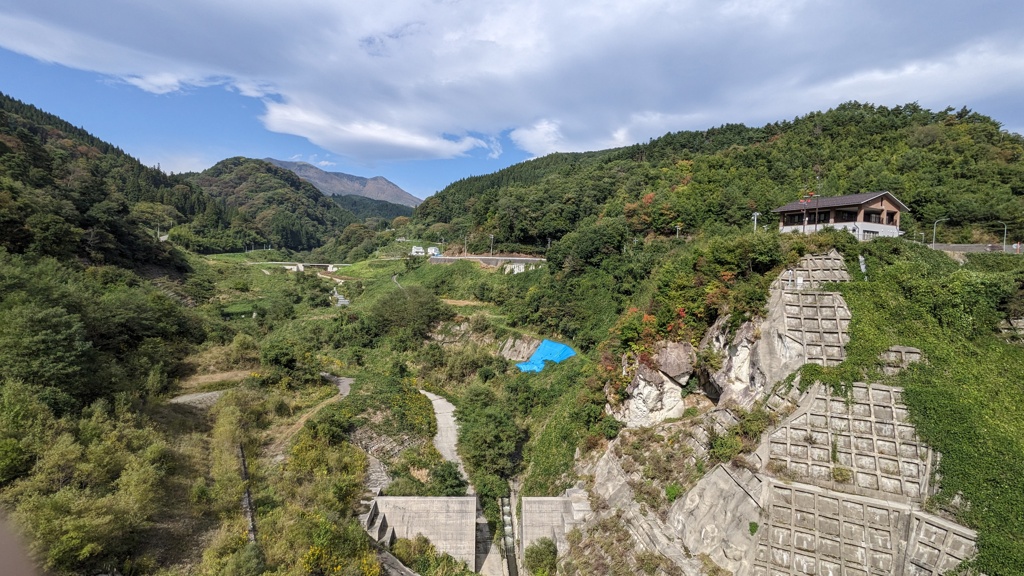 浅川ダムからの景色