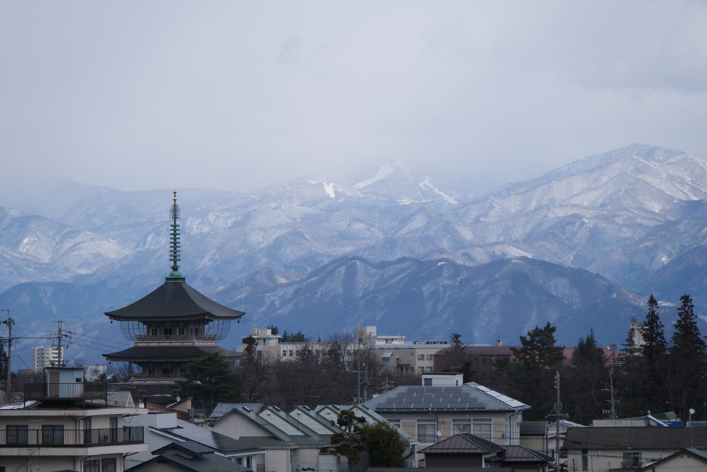 京都みたいに見えません？長野市です。