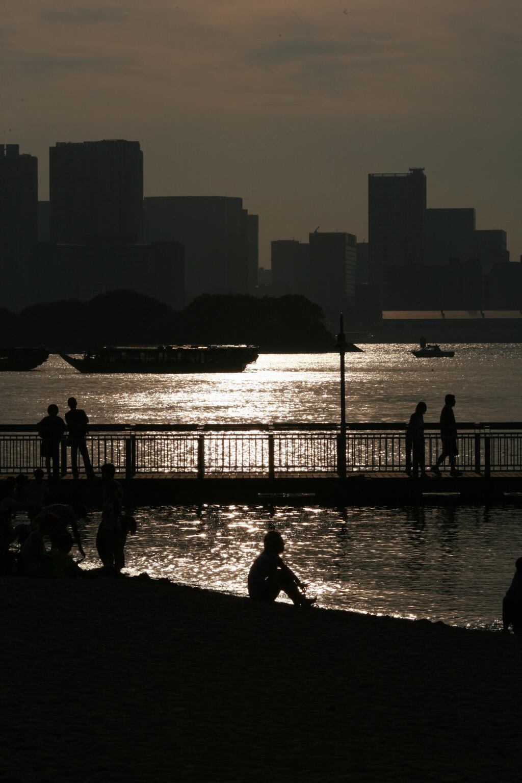 日暮れの海辺　2010年
