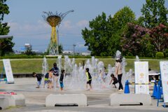 南長野運動公園　噴水広場　2024/8
