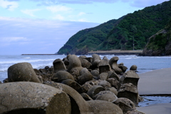 間瀬海水浴場から