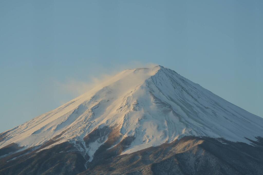冠雪ある富士山　2011年春先かな？