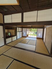 松代旧商家お宅の中　畳の部屋が涼しい感じ　2022年7月