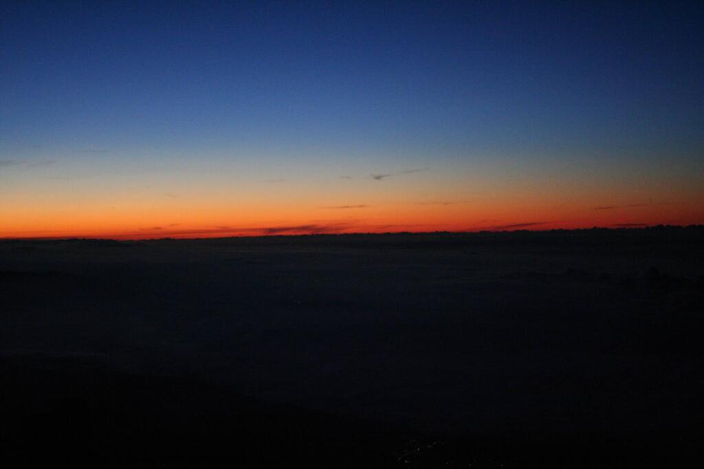 富士山の頂上ちょっと手前　2007/8
