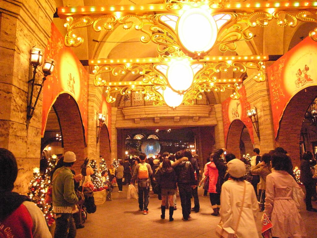 いろいろな師走の景色.ディズニーシー　2008/11