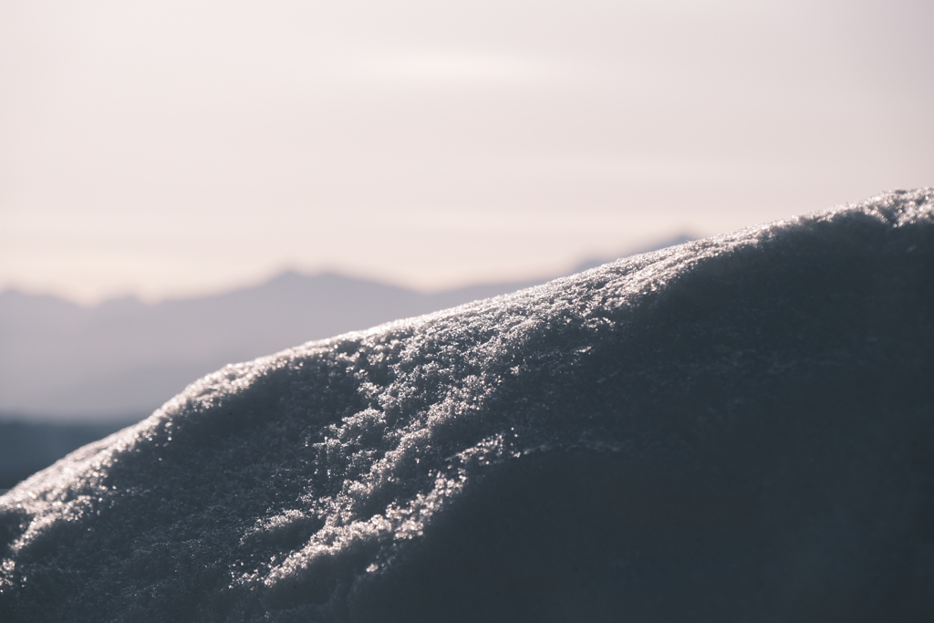 雪のコントラスト