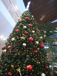 須坂イオンモールのクリスマスツリー