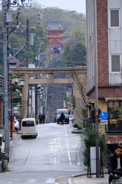 道後温泉にあった階段