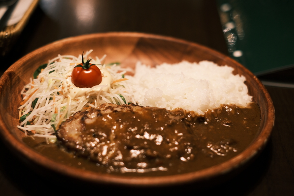 びっくりドンキーのカレーバーグディッシュ