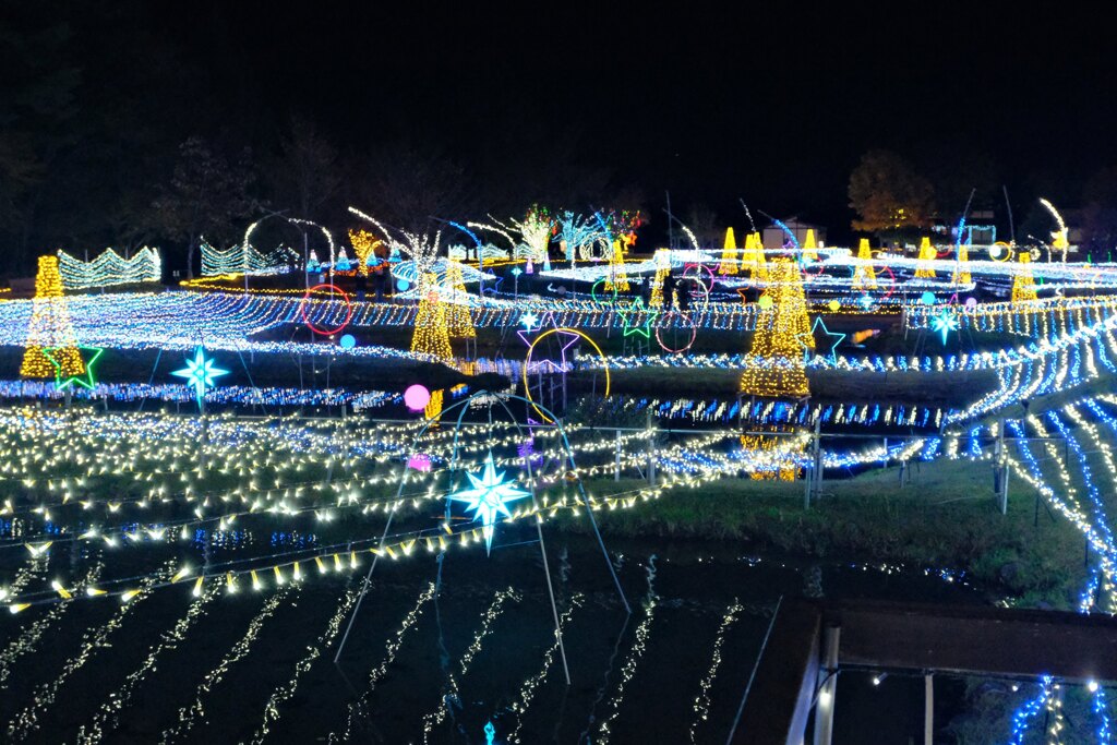 あずみの公園のイルミネーション6