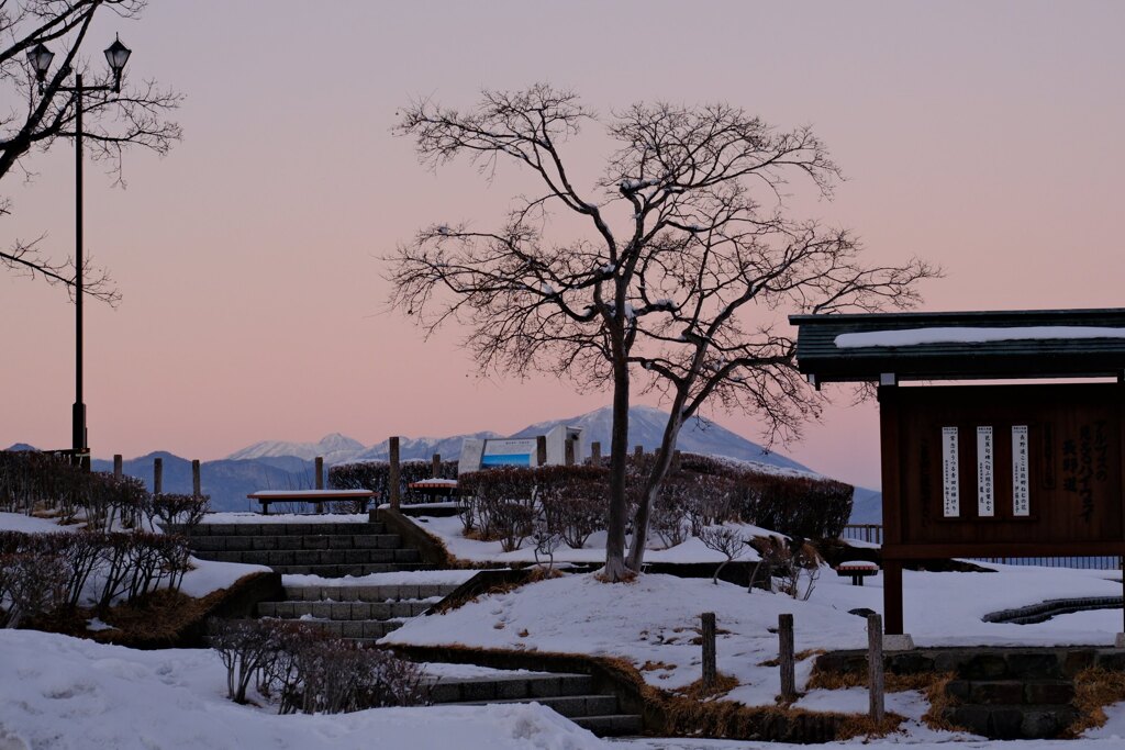 姨捨SAくだり側かな？