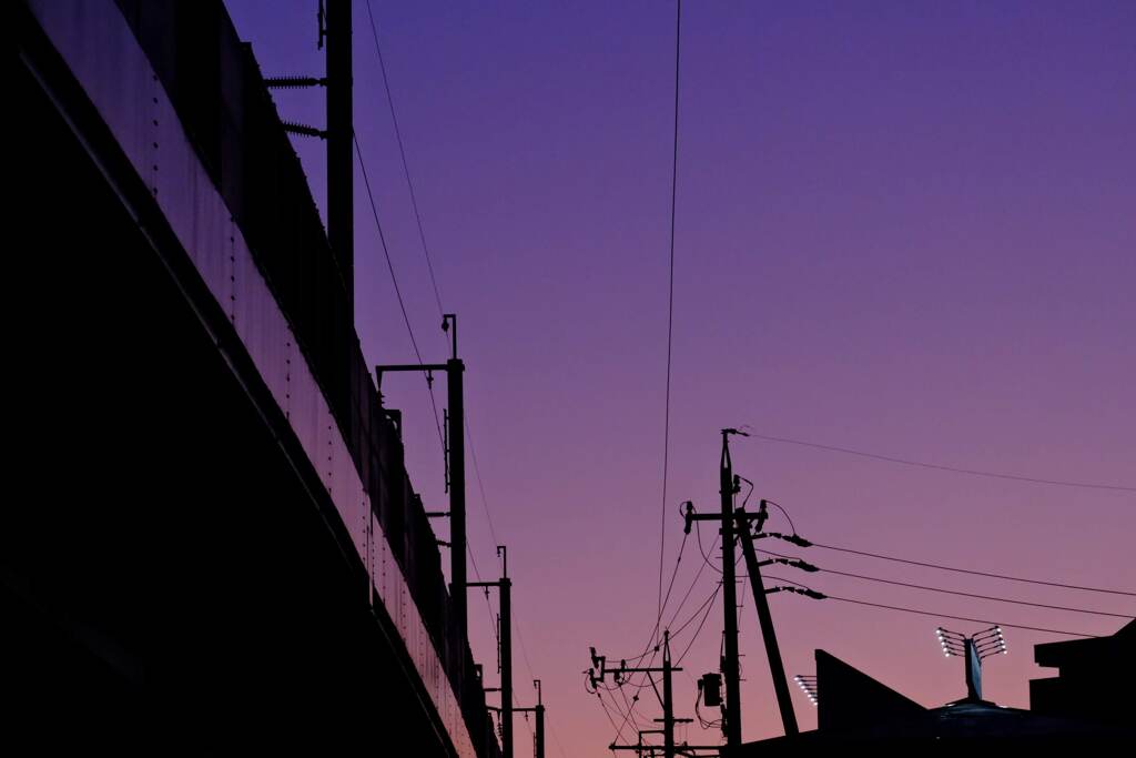 カメラからだと見れるグラデーション