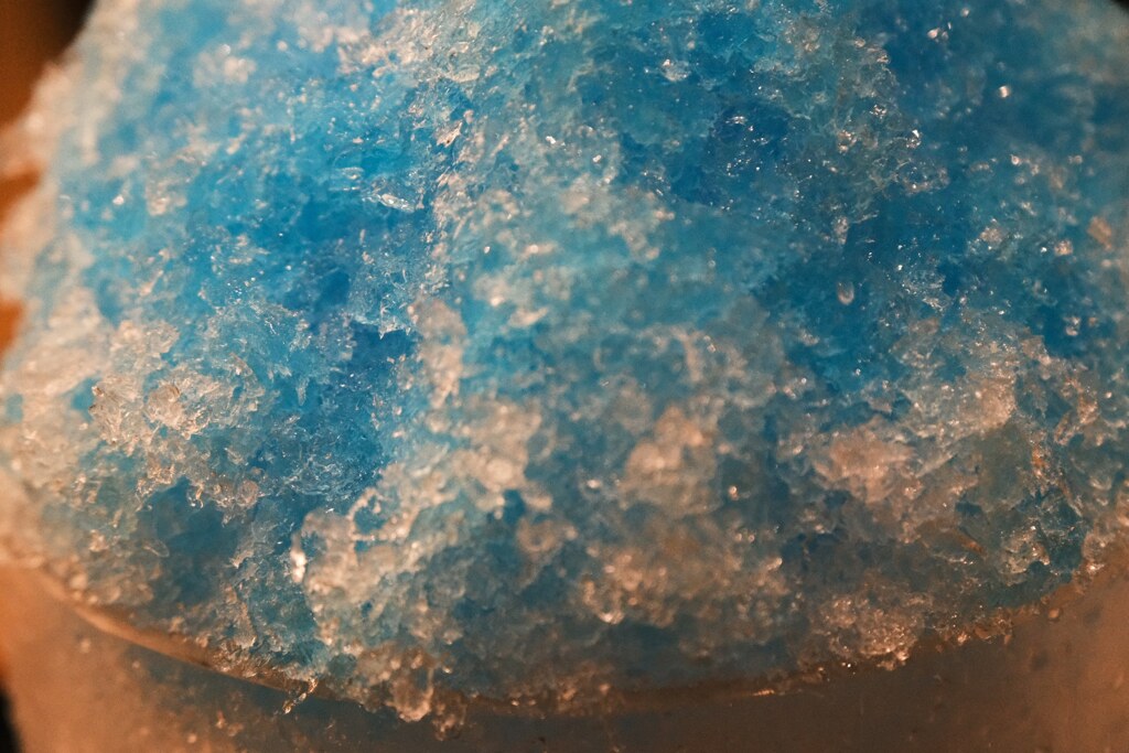 季節外れのかき氷